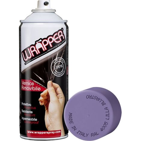 Wrapper Spray Vernice Removibile Tinta Ral - Colore: LILLA BLUASTRO