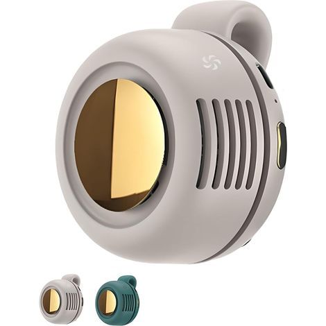 Ventilateur portable sans pales à clip avec 3 vitesses de vent - Petit ventilateur mains libres, parfait pour se rafraîchir en été (1/5)