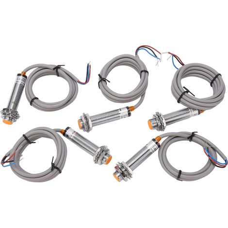 Lot de 10 interrupteurs à induction métalliques 3 fils NPN NO, détecteurs de fin de course capacitifs LJ12A3-2-Z/BX