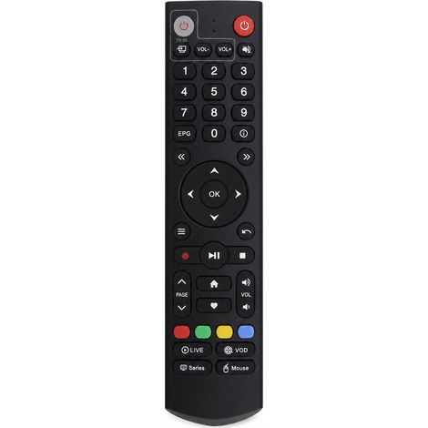 Télécommande de Remplacement Compatible avec Récepteur IPTV Xsarius H.265 Avant2 OTT 9.0 (1/5)