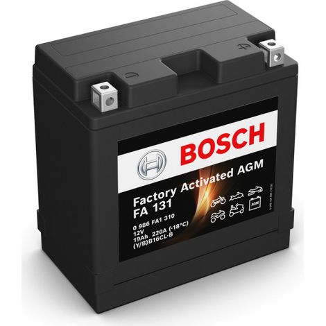 Batterie moto Bosch FA131 YB16CL-B 12V 19AH 220A