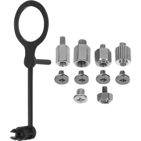 jeu de vis de fixation pour disque dur SSD, écrous hexagonaux assortis pour ordinateur portable-5X1.5CM (1/4)