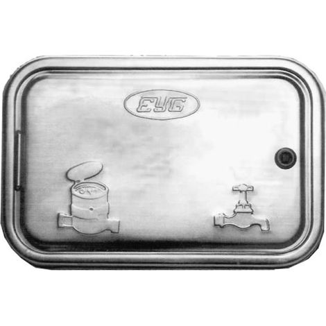 Sportelli in acciaio inox per contatore acqua 370x240x32