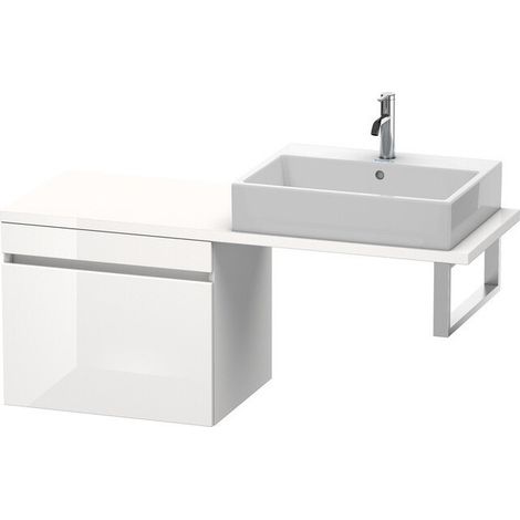 DURASTYLE consolle bassa 512x600x478mm ciliegio / basalto opaco