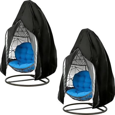 Hanging Chair Cover 190 x 115 cm Garden Furniture Cover Outdoor Hanging Chair Waterproof Dustproof Cover with Zipper (1/5)
