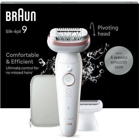 Braun Silk-Epil 9-030 SensoSmart TM Epilatore Elettrico con Testina Flessibile (1/5)