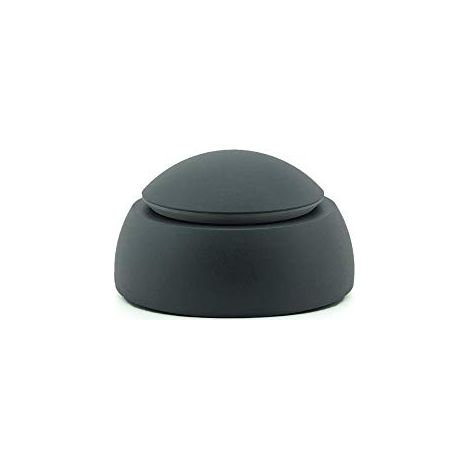 Applique a Led Tondo Nero per Esterno 5w Luce Calda (1/2)