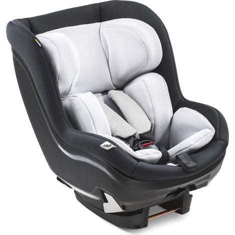 hauck Seggiolino Auto Reboard iPro Kids - Seggiolino Auto 0-18Kg, Dalla Nascita fino a 105 cm, ECE R129, Poggiatesta Regolabile, Base ISOFIX Disponibile Separatamente - Grigio, Nero (1/5)