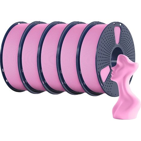 3D-Druckerfilament, Hochgeschwindigkeitsdruck, matte Oberfläche, HSMPETG Pink (1/2)