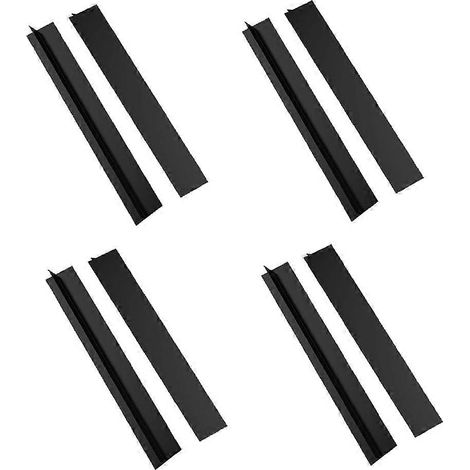 Silicone cuisinière supérieur écart couvercle 25 pouce long cuisinière supérieur écart Filler Strips 8 écart noir (1/5)