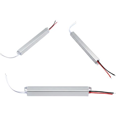 LED-Möbel-Netzteil DC 12V 3A 36W 283x18x18mm Aluminium Slim IP20 (1/5)