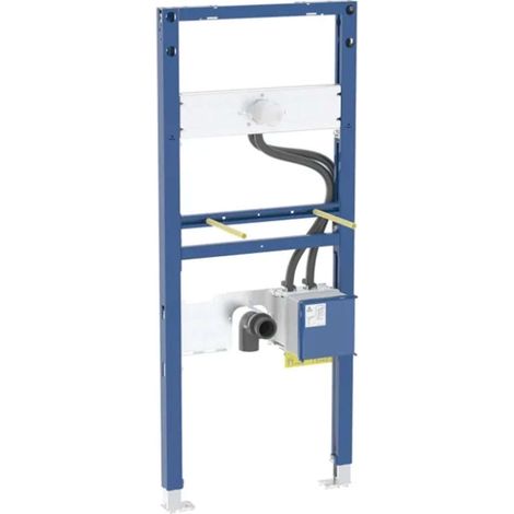 Geberit Duofix - Elemento di montaggio per lavabo, 1300 mm, per miscelatore a parete con scatola funzionale nascosta 111.558.00.2