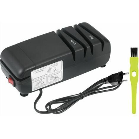 BUNTHAUS Aiguiseur de couteaux électrique professionnel aiguiseur de couteaux de cuisine diamant aiguiseur de couteaux automatique multifonctionnel