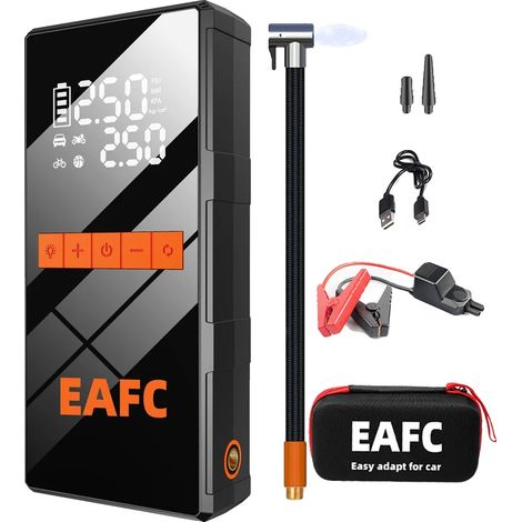 Démarreur, Compresseur d'air, Batterie externe portable, Ajouter la boîte EVA1, Alimenté par batterie-a (1/2)