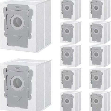 Compatible avec les aspirateurs robots Robert iRobot Roomba avec sac (modèles i7/i3/i4/j7/s9/i8+i6) - Lot de 12 (1/4)