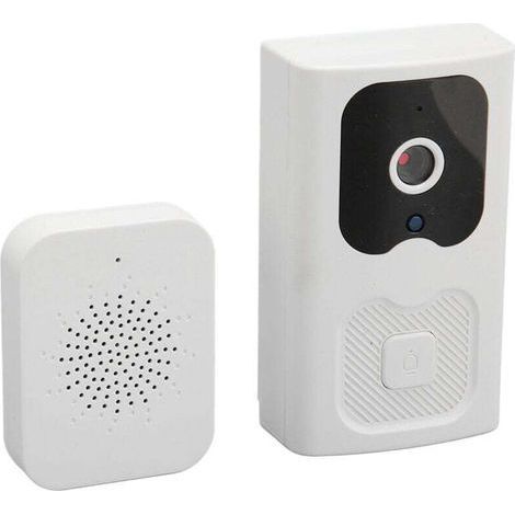 Sonnette Vidéo Intelligente Sans Fil Surveillance à Distance Wifi HD Vision Nocturne Appels Bidirectionnels (1/4)