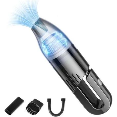 Aspirateur portable Crezuo léger sans fil, puissance daspiration 6000 Pa, autonomie 25-30 minutes (1/4)