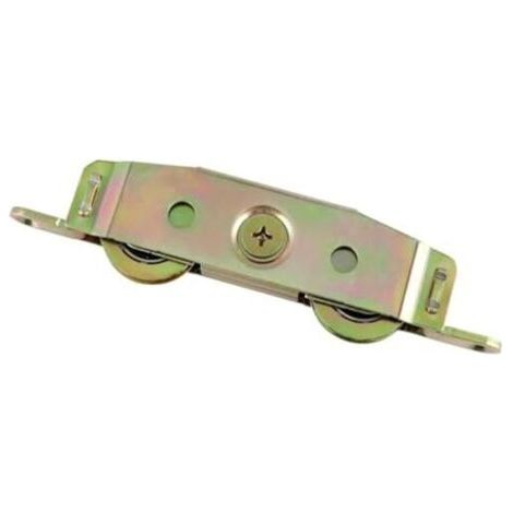 Rouleaux Tandem pour Porte Coulissante, Roulettes en Acier pour Portes Véranda, Coulissante Patio Porte Rouleau Assemblage, Rempl (1/4)