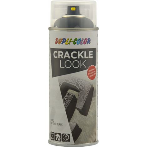 Vernis en aérosol noir à effet craquelé (1/5)