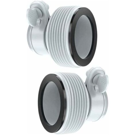 Intex Kit adaptateur de conversion de tuyau B pour tuyau Intex B Pool 3,2 cm à 3,8 cm Pièces de conversion de rechange (1/5)