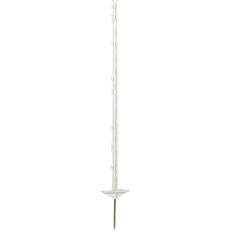 Paletto pour électrificateur 105 cm – Pointe en acier galvanisé – Double pied en plastique – Compatible avec tous types de fils et cordes – Kerbl