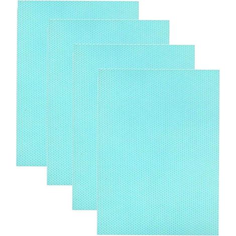 Tapis Réfrigérateur - EVA Antidérapant Imperméable - Pour Tiroirs Cuisine Et Étagères - Lot De 4 Pièces (1/5)
