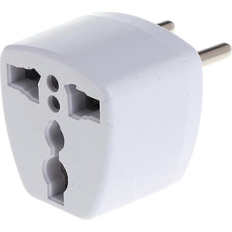 EU-Euro-Stecker-Adapter (AU/US auf EU) Europäischer Reiseadapter (Elektrostecker)