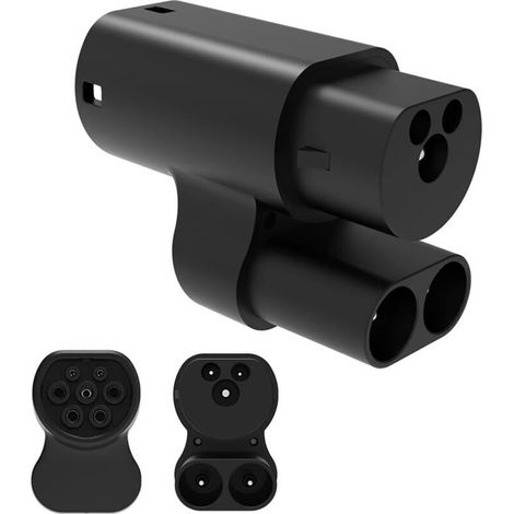 Aiskooc CCS2 to Tesla Type 2 charger adapter, compatible with Tesla S/X models (only for Tesla vehicles)