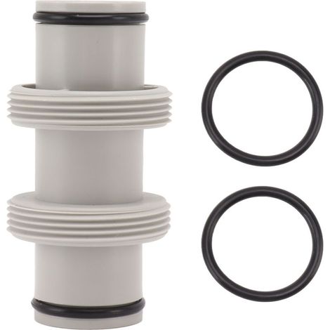 Adaptateur de Tuyau de Piscine, Connecteur de Tuyau de Piscine à Joint Droit de 1,5 Po à 1,5 Po Connecteur de Tuyau fileté de Piscine pour Aspirateurs de Piscine (1/4)