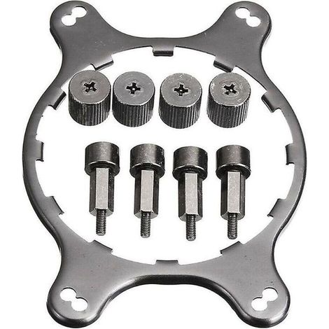 Support de Ventilateur Processeur Métal Remplacement Radiateur Plaque Arrière Compatible AM4