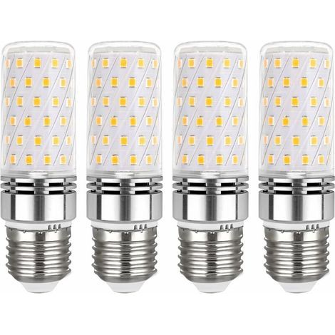 Ampoule E27 Mais LED 16W Blanc Neutre 4000K, 1450LM, 360° Lumiere, Équivalent Halogène E27 100W, AC 230V, Lampe E27 LED Mais Neutre pour Lampe Plafonnier, non-dimmable, lot de 4 (1/5)