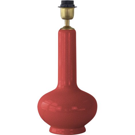 Pie de Sobremesa de Cerámica Roja  Serie Bell II (1/5)
