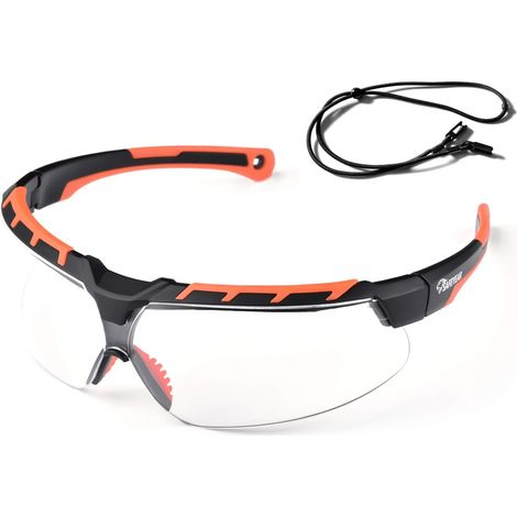 Lunettes de protection SG016OR anti-rayures, protection UV, lunettes de sécurité teintées, pour homme et femme, lunettes de protection des yeux pour laboratoire, bricolage, Prime Grinding (1/5)