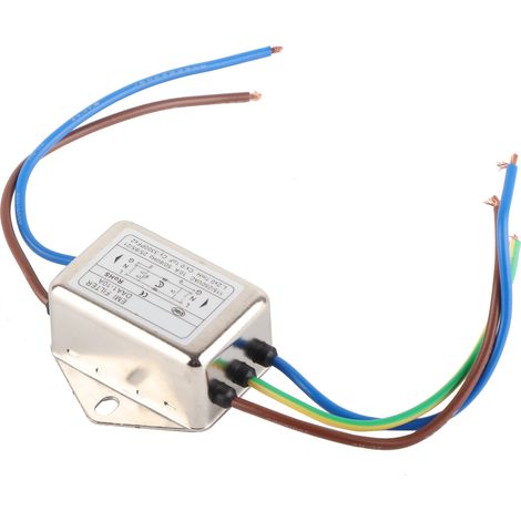 Universeller EMI-Filter für einphasige Stromleitungen, Rauschunterdrücker für industrielle Automatisierung, AC 115–250 V (1/5)