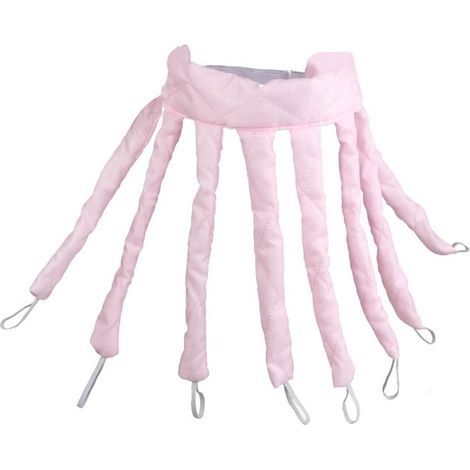 Weiches, hitzefreies Haarband für die Nacht (rosa) (1/5)