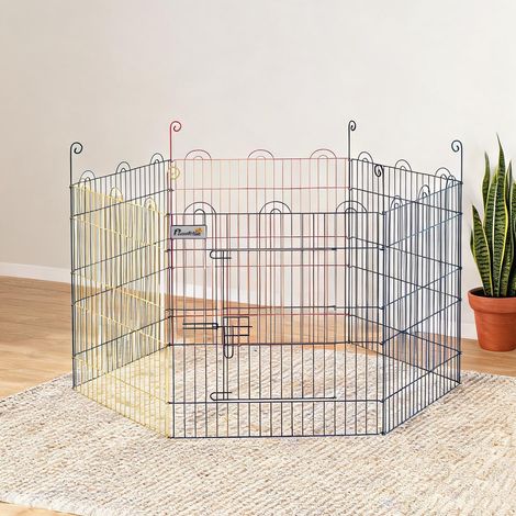 Barrière pour chien en metallo 120 x 120 x 60 cm (1/5)