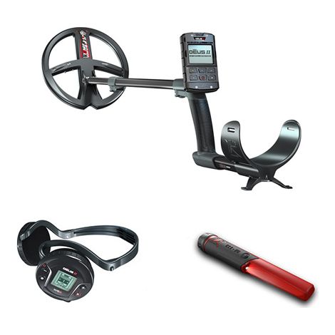 PACK : Détecteur de métaux DÉUS 2 22FMF RC WS6 + Pointeur MI-6