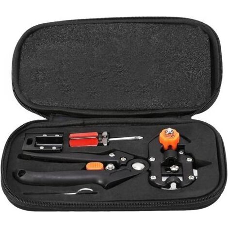 Kit d'Outils de Greffe, Outil de Coupe de Greffe d'arbre Fruitier Sécateur Robuste en Acier Inoxydable Kit de ux de Greffage Professionnel pour l'arbre de Fruit de Jardin. (1/5)