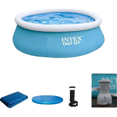 Piscine, Design Portable, Amusement Familial, Piscine avec tous les accessoires (1/2)