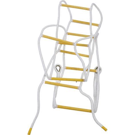 nylon portatif 2000lbs d'échelle d'évacuation d'incendie de 5m soutenant rapidement pour déployer la corde pliable de secours (1/5)