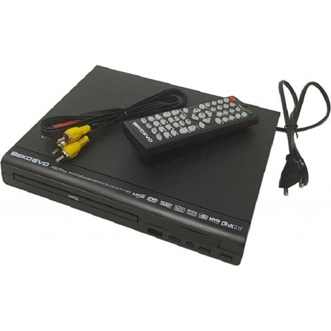 Lecteur Dvd Vidéo Evd Mvd Dvdr Cd Jpeg Mp4 Mp3 Mp5 Wma Rca Usb Télécommande