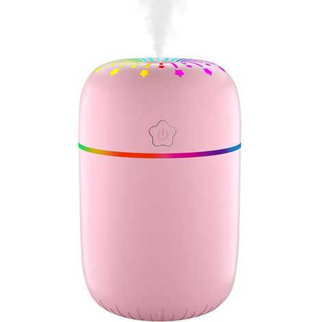 1 Humidificateur, brume froide, 300 ml, 2 modes, silencieux, arrêt automatique, bureau, voiture, chambre (1/5)