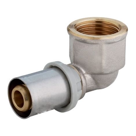 Raccord multicouche à sertir TH - Coude Femelle 3/4" (20/27) - Ø20x2,0 - Arcanaute (1/2)
