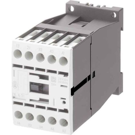 Eaton Contactor auxiliar, 230 V 50/60 Hz, 2 NA, 2 NC, bornes de tornillo, accionamiento AC, 276407