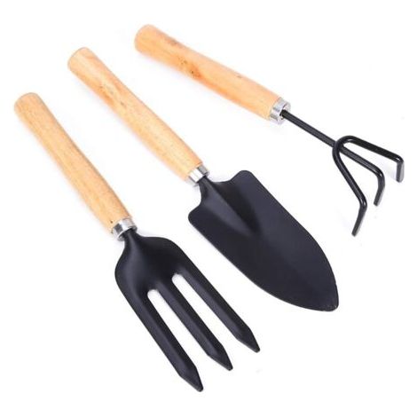 Ensemble de 3 outils de jardin, outils de jardinage, outils pour bonsaï, mini-outils de jardinage pour pots, plantes et semis (1/5)