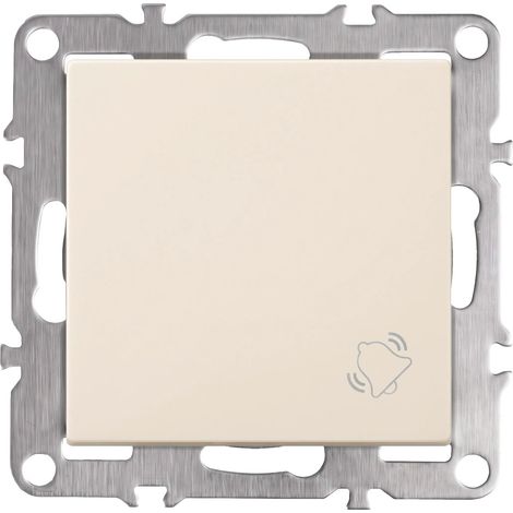 Toolight Bouton De Sonnette Oste Jnh008-w Beige (1/5)