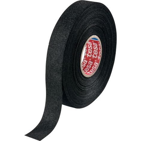 Nastro felpato in PET nero 15 m x 15 mm TesaBAND TESA T516080000600
