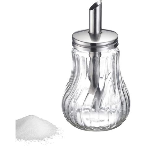 Westmark Sucrier, Capacité env. 250 ml, Verre/Acier Inoxydable, Berlin, 65342260 (1/5)