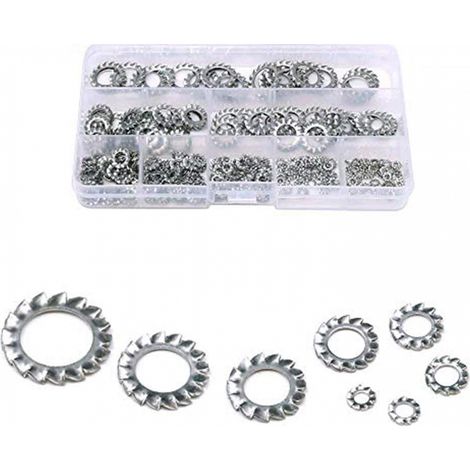 300 Rondelles Etoile Inox M2.5-M12 U (1/5)