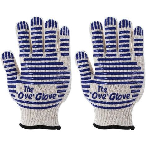 Heat-resistant kitchen gloves, a pair of non-slip gloves for microwave ovens, silicone hot surfaces, extremely durable gloves--BIEMMEDUE (1/5)